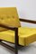 Vintage Armchair in Yellow Olive, 1970s 4