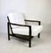 White Lounge Chair by Z. Baczyk, 1970s 1
