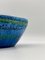 Rimini Blu Bowl by Aldo Landi for Bitossi, Italy, 1960s 2