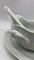 Vecchio Ginori Sauciere und Schöpfkelle aus weißem Kaolin-Porzellan mit sächsischem Rand von Richard Ginori, Florenz, Toskana, Italien, 2er Set 2