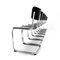 Set of 8 Mart Stam Bauhaus Black and Chrome S 43 Cantilever Chairs by Thonet , 2000s, Set of 8 6
