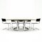 Set da ufficio o sala conferenze con 8 sedie Mart Stam Thonet S 43 abbinate a un tavolo grande in stile Milo Baughman di Mart Stam & Marcel Breuer per Thonet, inizio XXI secolo, set di 9, Immagine 5