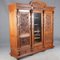 Historicism Wardrobe with 3 Doors, 1880s 16