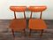 Italian Scandinavian Style Dining Chairs in Beech and Skai, 1950s, Set of 2, Image 10