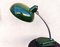 Vintage Desk Lamp in Green Enamel, 1950s 9