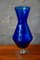 Bleu Diabolo Vase from Empoli, 1970s 4