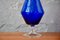 Vase Diabolo Bleu de Empoli, 1970s 2