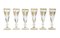 Copas de champán Harcourt Empire Collection de cristal de Baccarat. Juego de 6, Imagen 1