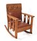 Arts & Crafts Mission Rocking Chair in Oak, 1900s, Image 4