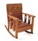 Rocking Chair Mission Arts & Crafts en Chêne, 1900s 4