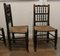 Vintage Lancashire Spindle Back Farmhouse Kitchen Dining Chairs, 1890s, Set of 4 4