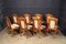 French Art Deco Dining Chairs in Walnut, 1920s, Set of 8 6