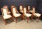 French Art Deco Dining Chairs in Walnut, 1920s, Set of 8 9