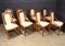 French Art Deco Dining Chairs in Walnut, 1920s, Set of 8, Image 9