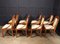 French Art Deco Dining Chairs in Walnut, 1920s, Set of 8 4