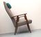 Vintage High-Back Armchair in Gray, 1965 14