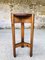 Wood Barstool with Fins on Tripod Legs, 1970s 2