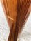 Taburete de bar de madera con aletas con patas de trípode, años 70, Imagen 13
