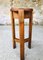 Wood Barstool with Fins on Tripod Legs, 1970s 16