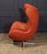 Egg Chair in Leather by Fritz Hansen, 1966, Image 7