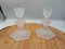 Kerzenständer aus Glas von Zawiercie Glassworks, 1960er-1970er, 2er Set 1