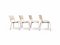 Danish Pedestal Dining Table and Chairs by Nanna Ditzel for Kolds Savvaerk, 1950s, Set of 5, Image 8