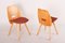 Mid-Century Beech Dining Chairs attributed to František Jirák for Tatra Nabykov, Slovakia, 1950s, Set of 5 2
