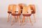 Mid-Century Beech Dining Chairs attributed to František Jirák for Tatra Nabykov, Slovakia, 1950s, Set of 5, Image 8