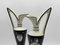 Italian Art Deco Black and White Amphorae, Set of 2 9