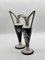 Italian Art Deco Black and White Amphorae, Set of 2 8