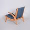Mid-Century Upholstered Ash Lounge Chairs attributed to Jan Vaněk, Former Czechoslovakia, 1950s, Set of 2 17