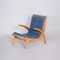 Mid-Century Upholstered Ash Lounge Chairs attributed to Jan Vaněk, Former Czechoslovakia, 1950s, Set of 2, Image 15