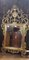 Espejo Luis XV de madera dorada, Imagen 1