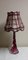 Belgische Tischlampe aus Glas mit Pailletten-Schirm von Christalleries De Val St Lambert, 1970er 1