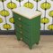 Small Green Hallway Chest of Drawers, 1930s, Image 1