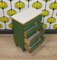 Small Green Hallway Chest of Drawers, 1930s, Image 7