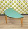 Demi Lune Console Table in Formica and Wood, 1950s 3