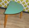 Demi Lune Console Table in Formica and Wood, 1950s 6