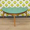 Demi Lune Console Table in Formica and Wood, 1950s 1