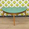 Table Console Demi Lune en Formica et Bois, 1950s 1