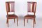 Art Deco Beech Chairs attributed to Jules Leleu, France, 1920s, Set of 2 9
