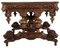 Renaissance Historicism Table in Oak with Lion Head Carvings, 1880s 3