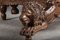 Mesa de historicismo renacentista de roble con cabezas de león talladas, década de 1880, Imagen 13