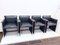 Armchairs in Chrome and Leather, 1970s, Set of 4, Image 19