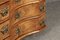 Baroque Concave Front Chest of Drawers in Walnut Veneer, 1730s, Image 21