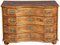 Baroque Concave Front Chest of Drawers in Walnut Veneer, 1730s, Image 1