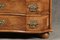 Baroque Concave Front Chest of Drawers in Walnut Veneer, 1730s 12