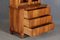 Biedermeier Walnut Chest of Drawers with Showcase Top, 1830s, Image 30