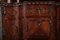 Narrow Chest of Drawers in Mahogany with Cast Iron Candlesticks and Mirror, 1860s 12