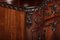 Narrow Chest of Drawers in Mahogany with Cast Iron Candlesticks and Mirror, 1860s, Image 7